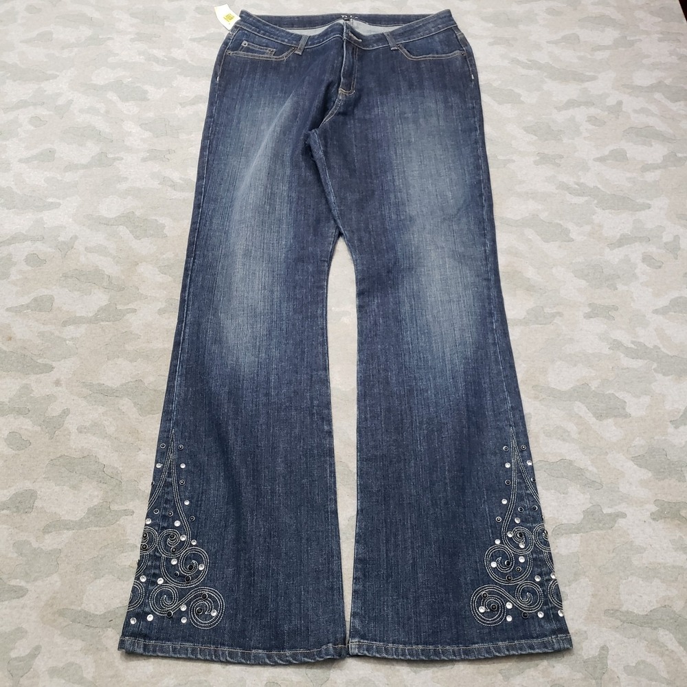 Roba Jeans Womens 16 Blue Pockets Denim Medium Wash NWT